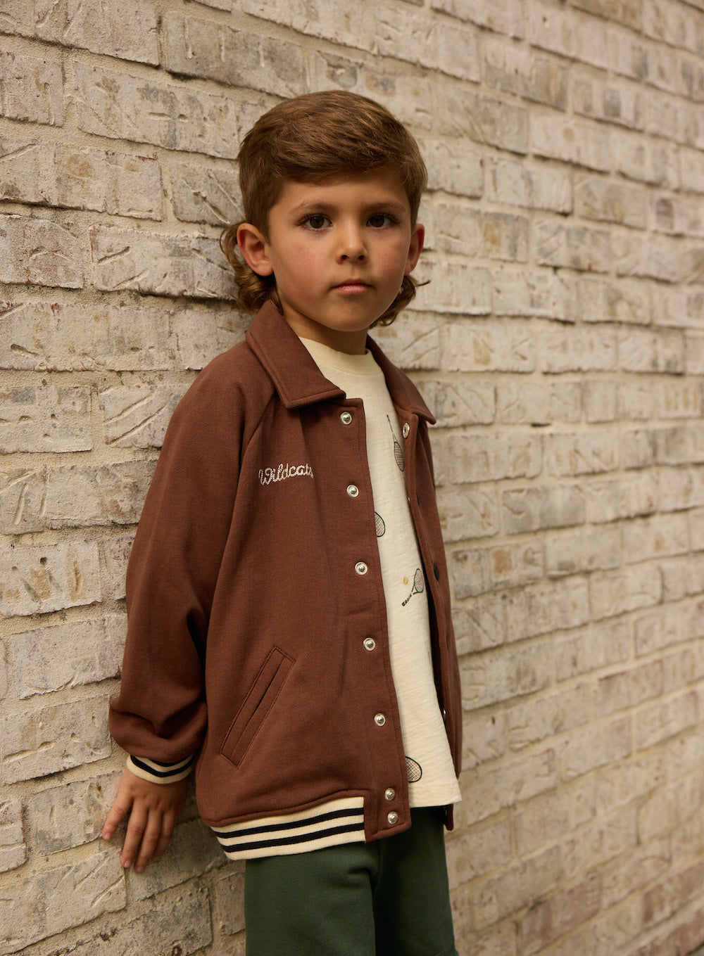 Rylee + Cru French Terry Bomber - West Coast Wildcats