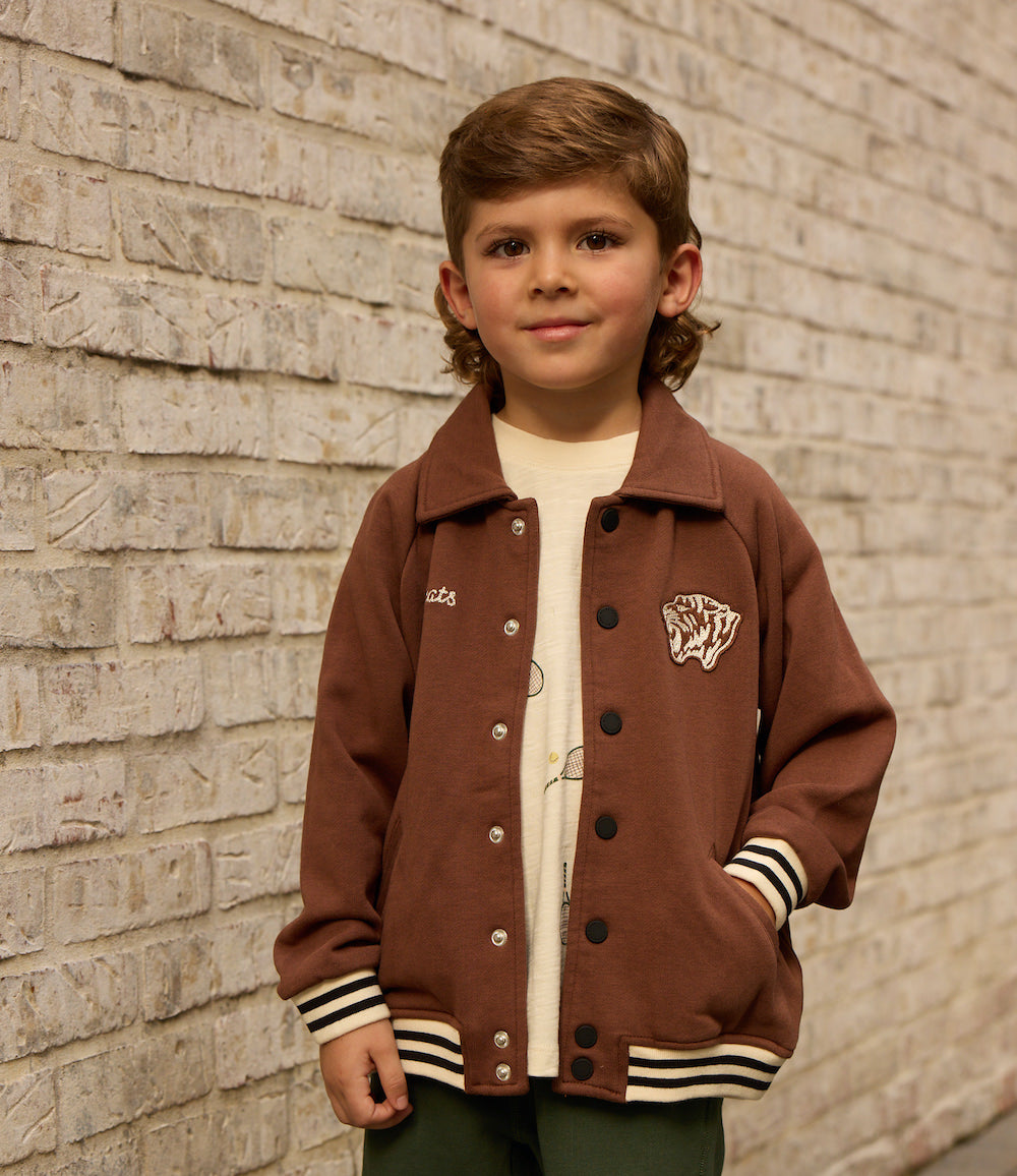 Rylee + Cru French Terry Bomber - West Coast Wildcats
