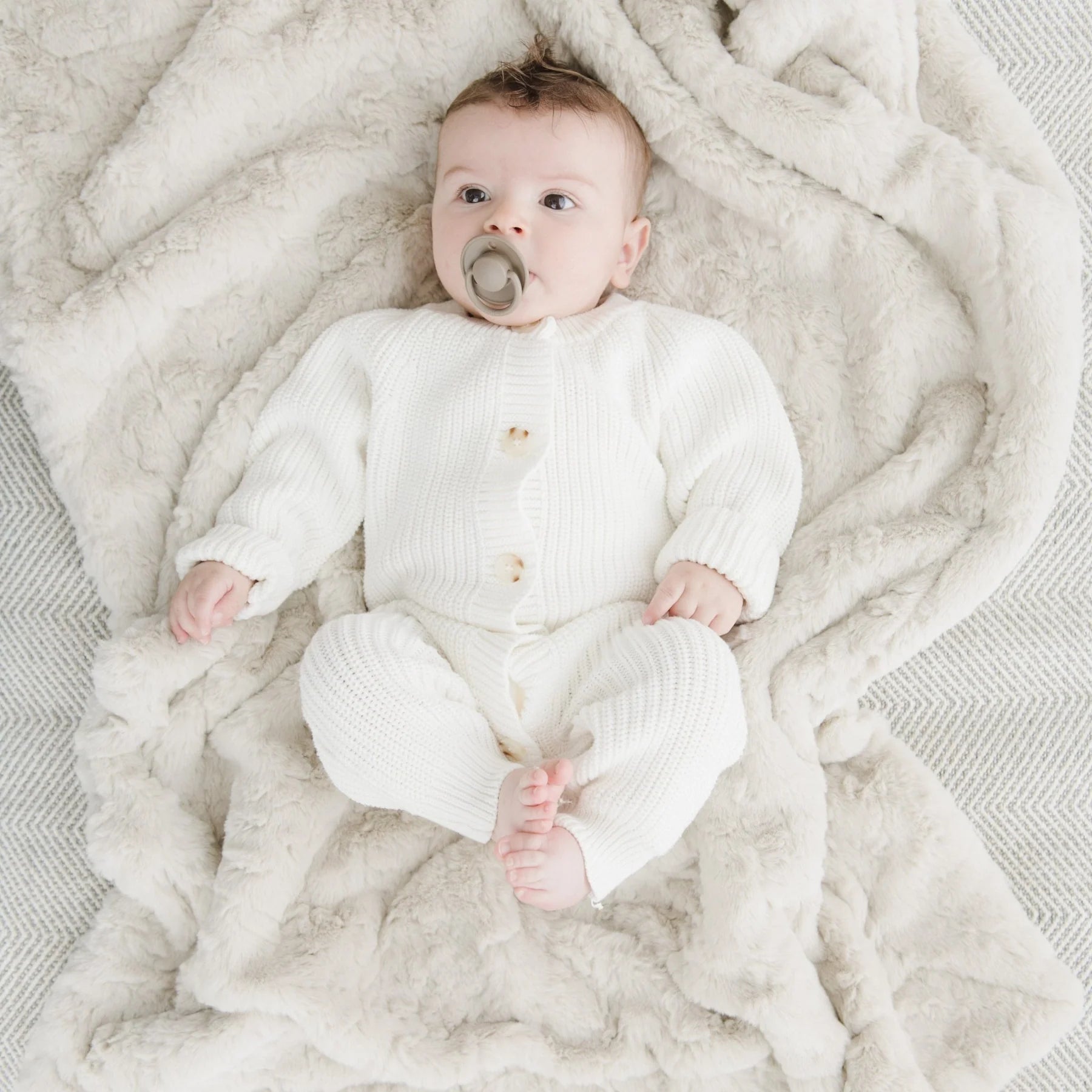 Saranoni Dream Receiving Blanket - Oat