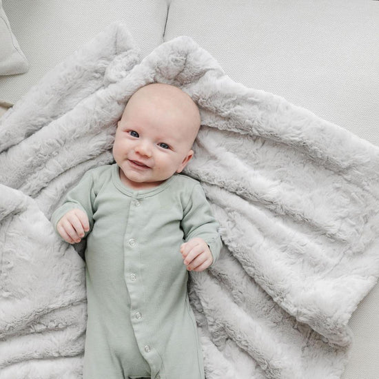 Saranoni Dream Receiving Blanket - Pebble