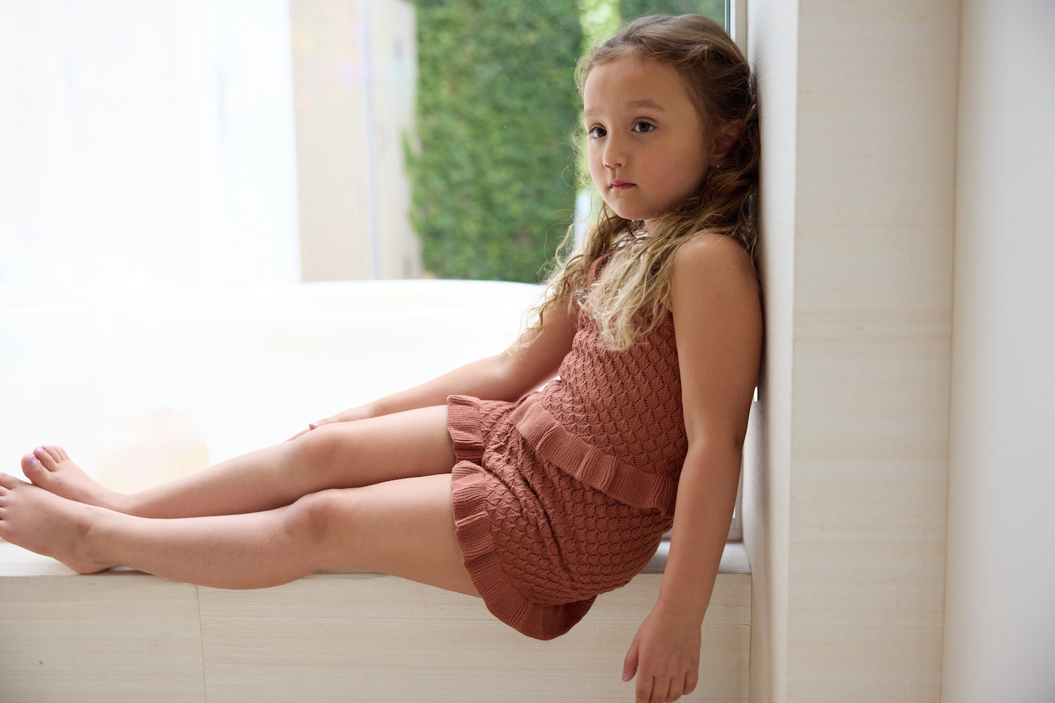 Rylee + Cru Crochet Tank Set - Poppy