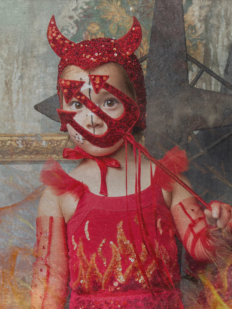 Tutu Du Monde Halloween Little Devil Wand - Red Or Dead