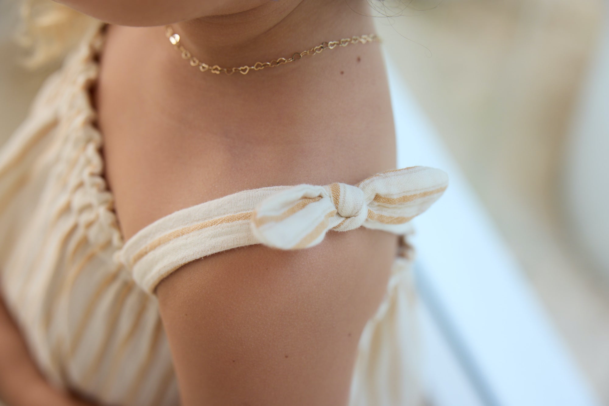 Rylee + Cru Remi Top - Marigold Stripe
