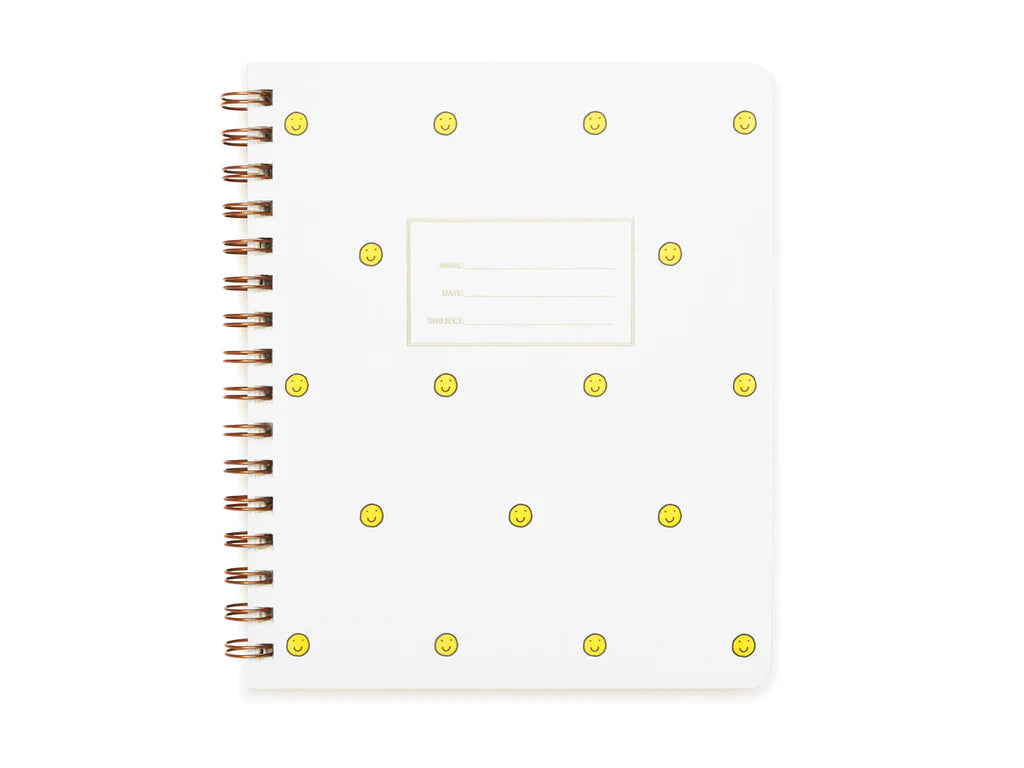 Shorthand Press Standard Notebook - Smiley Face