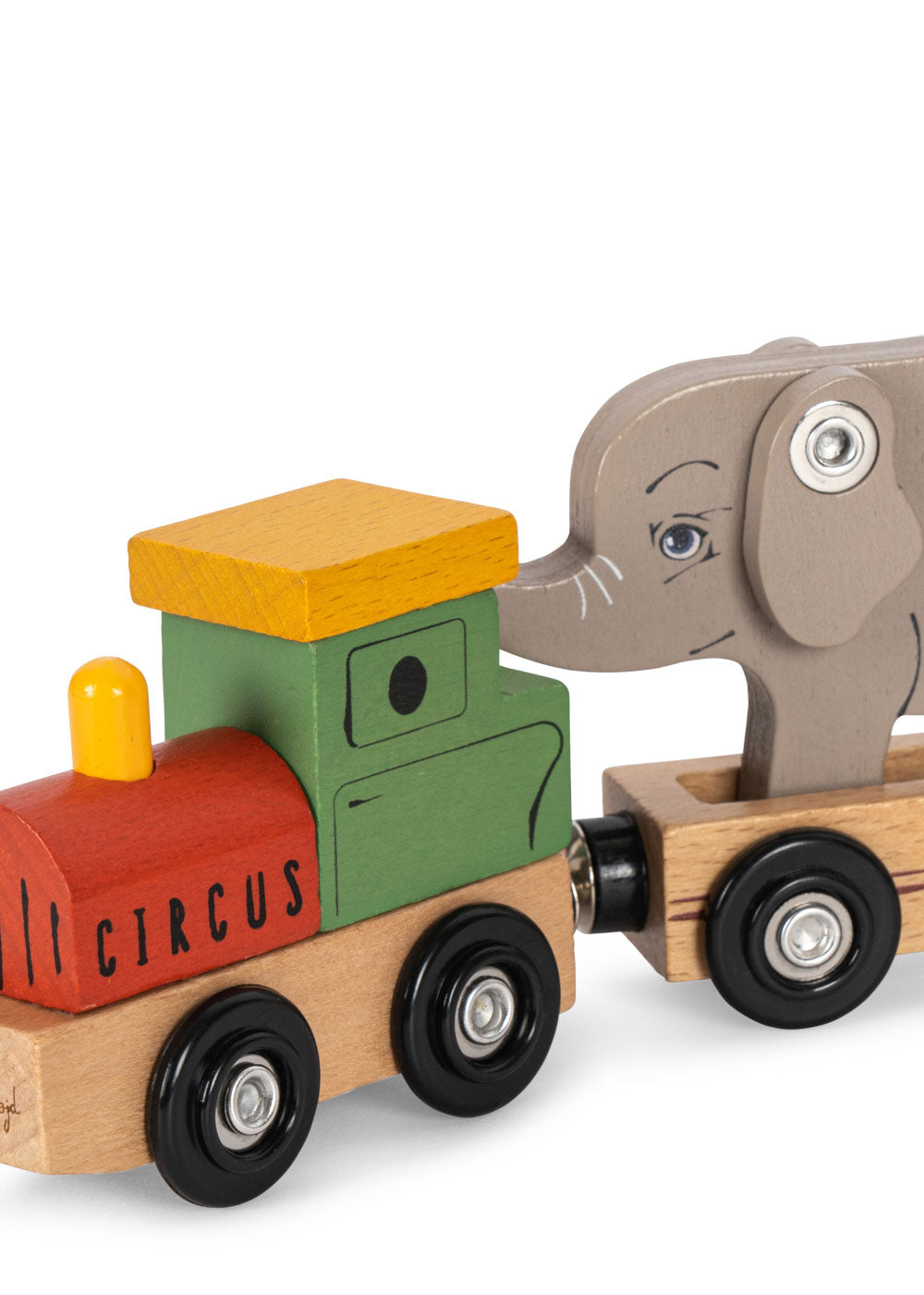 Konges Sløjd Wooden Animal Train Fsc - Multi