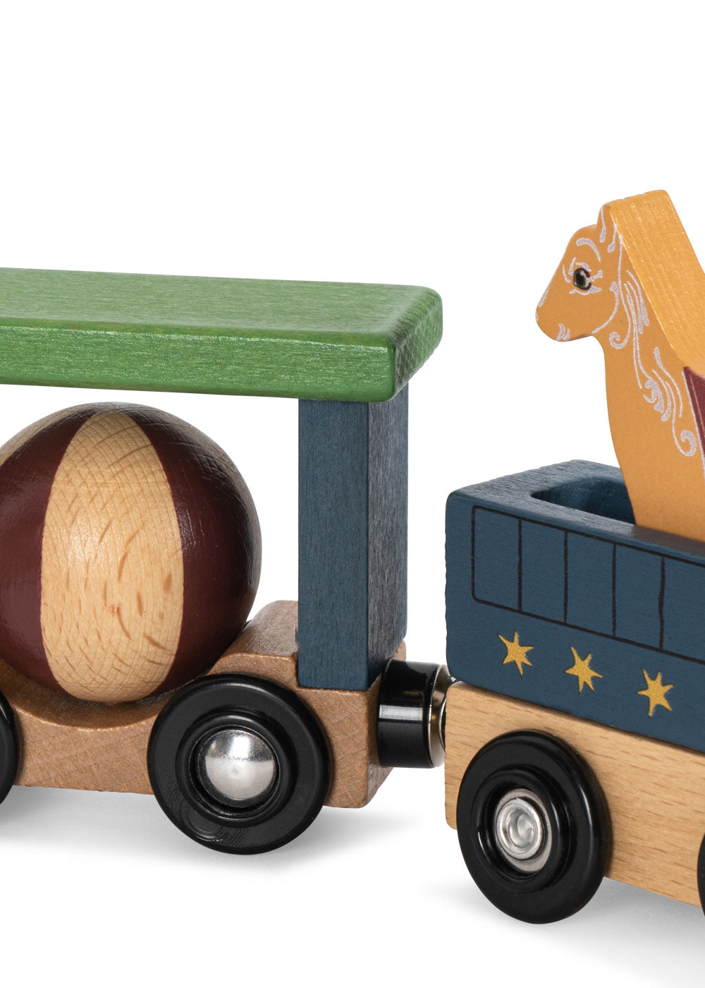 Konges Sløjd Wooden Animal Train Fsc - Multi