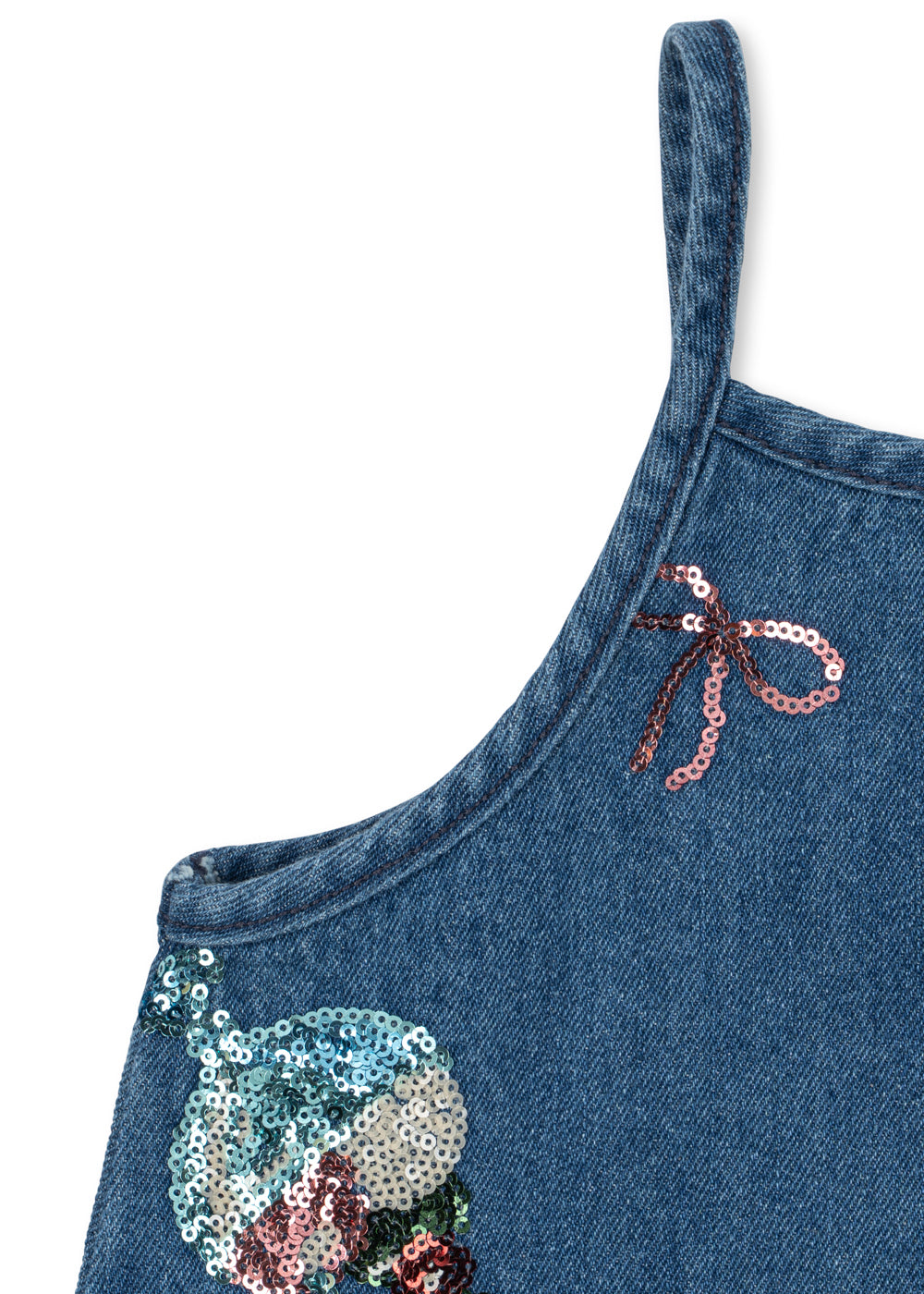 Konges Sløjd Magot Sequin Strap Dress GOTS - Gelato