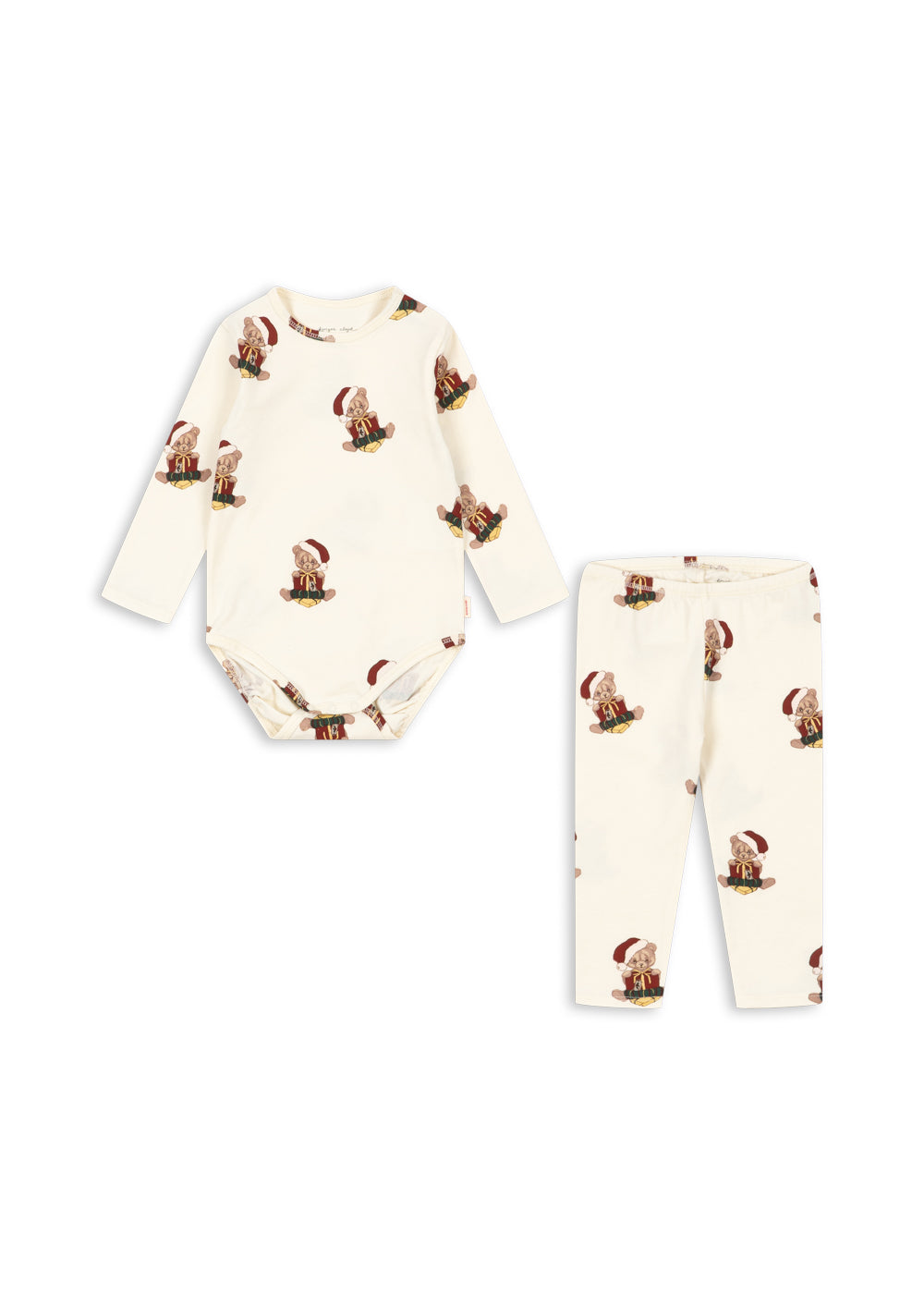 Konges Sløjd Basic Body/Pants Set Gots - Teddy Bear