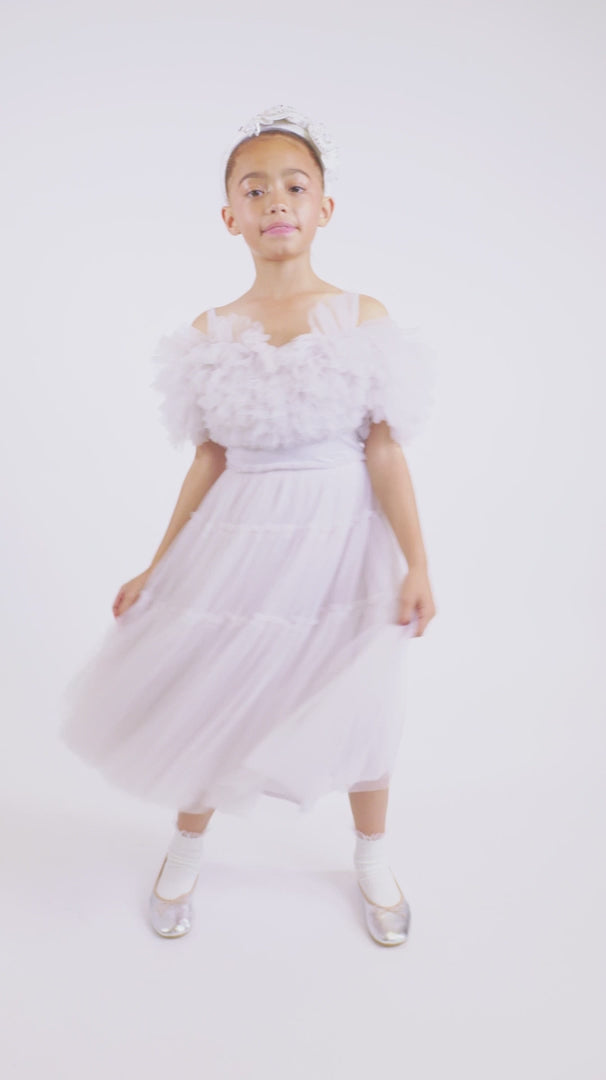 Tutu Du Monde Carnation Tulle Dress - French Silver