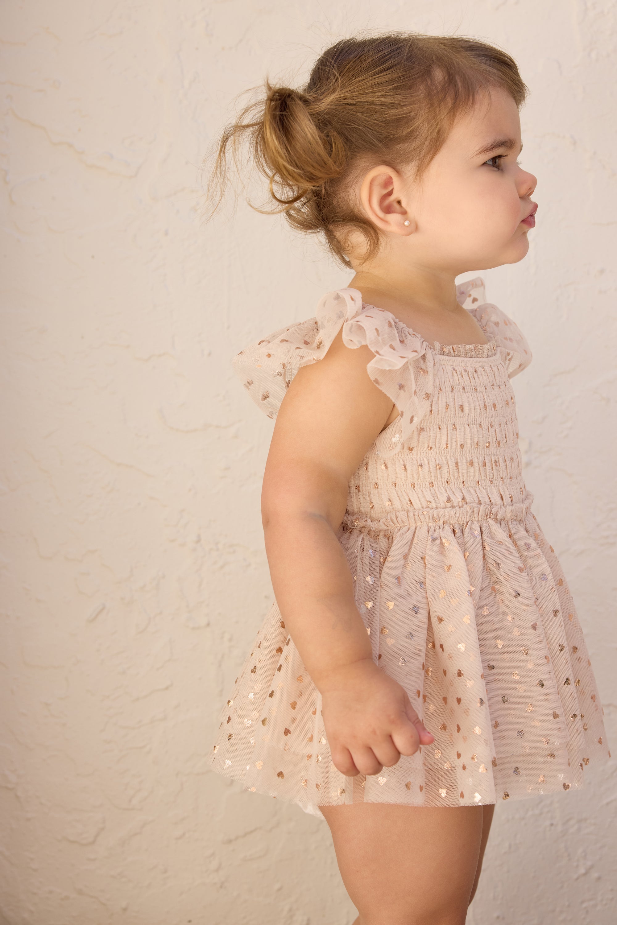 Noralee Valentina Tutu - Rose Gold Hearts