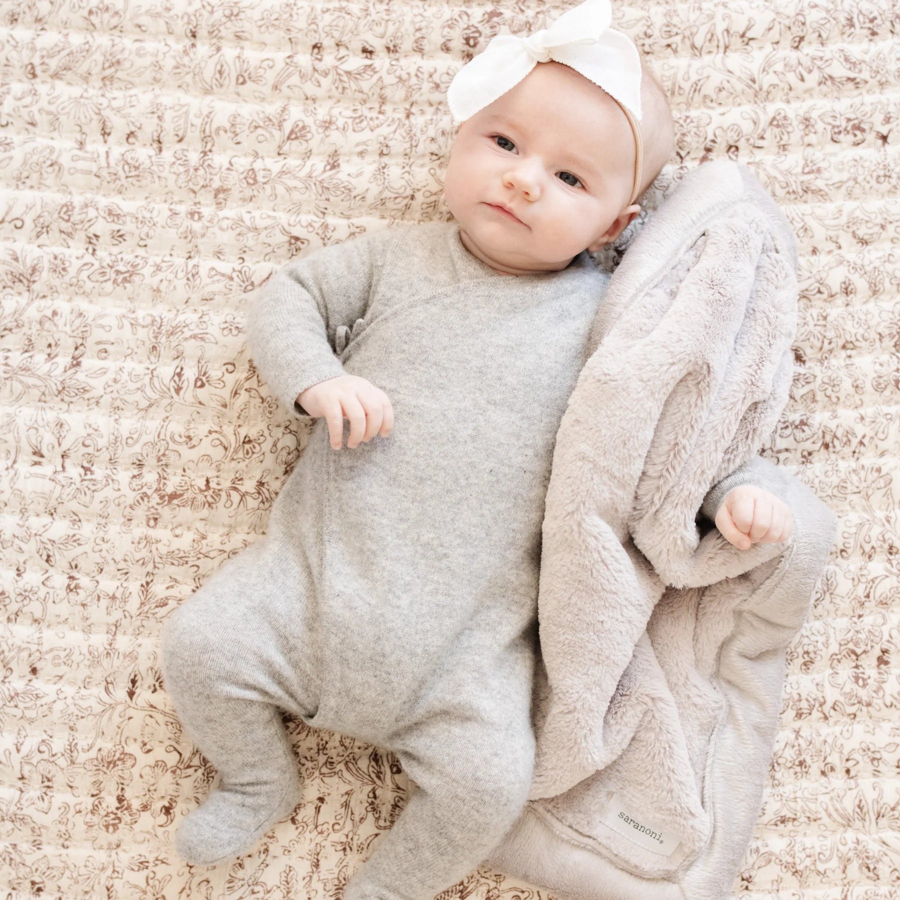Saranoni Lush Mini Blanket - Feather