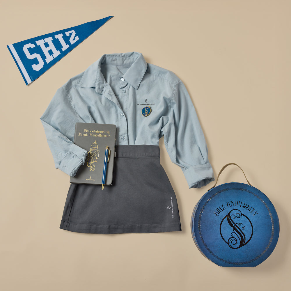 The Animals Observatory Wolf Kid Shirt - Fz Blue