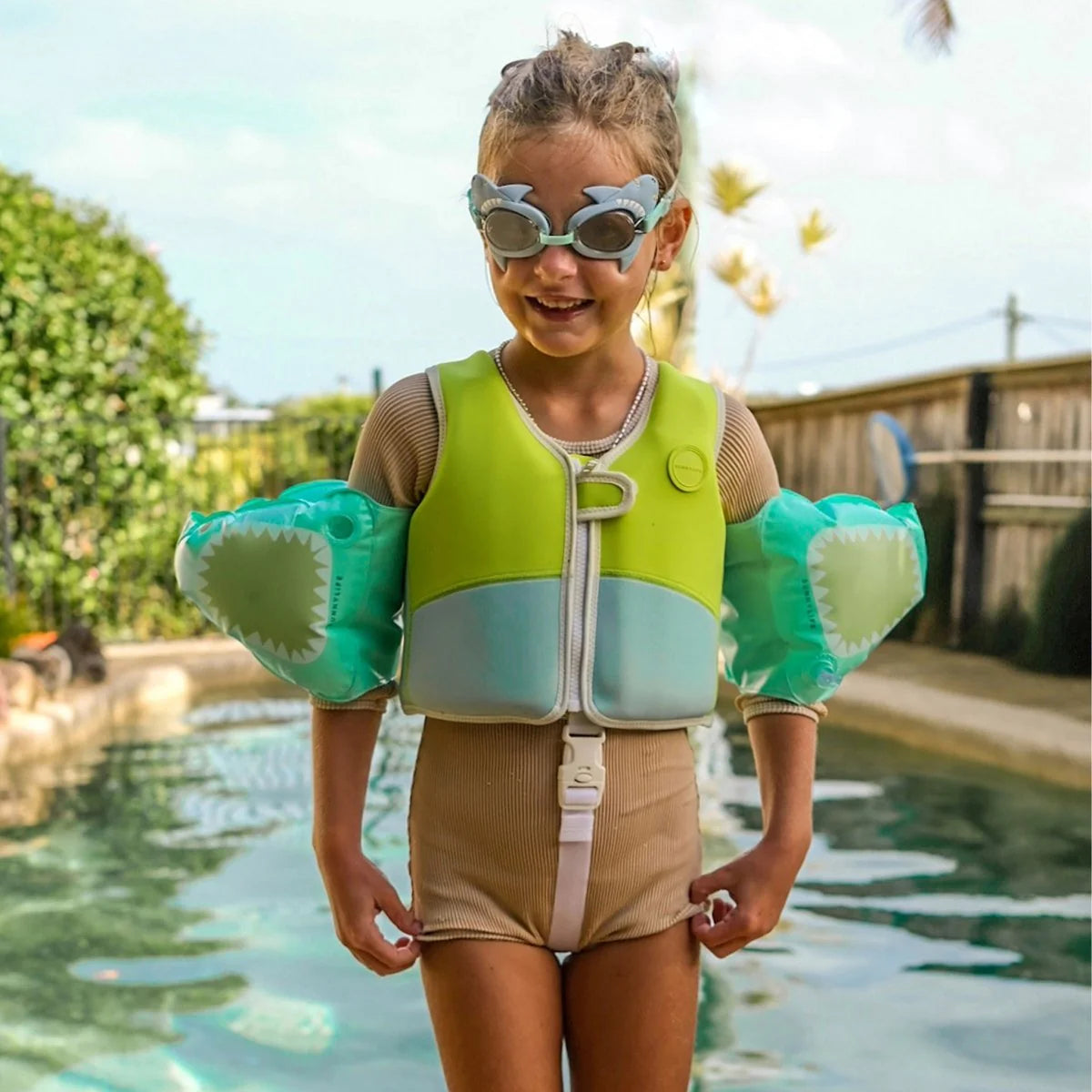 Sunny Life Mini Swim Goggles - Salty The Shark