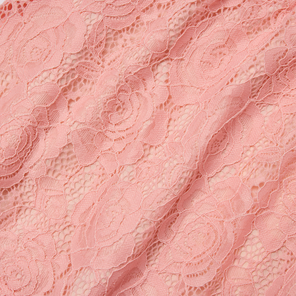 Tiny Cottons Lace Fabric Skirt - Pink