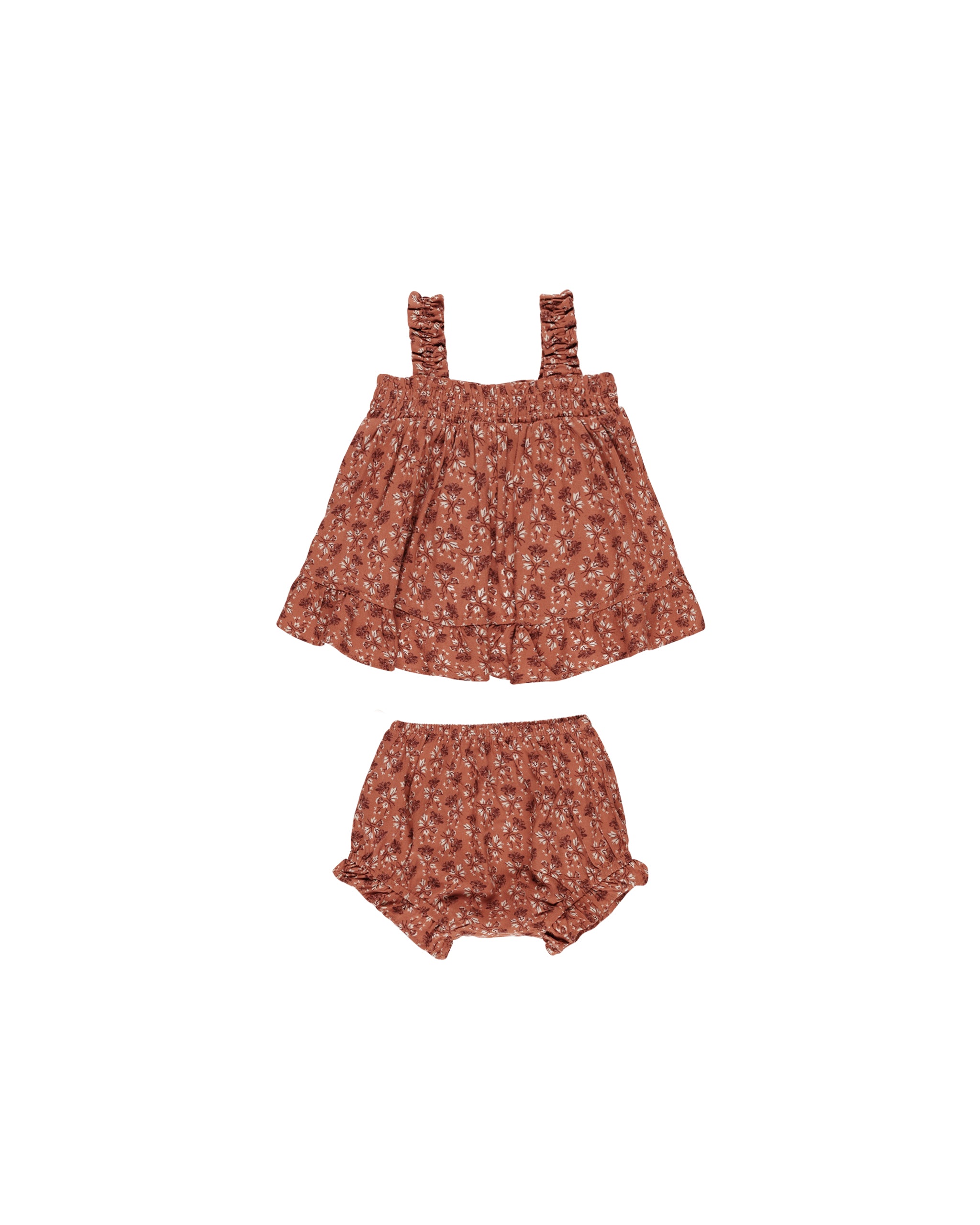 Rylee + Cru Lala Set - Red Floral