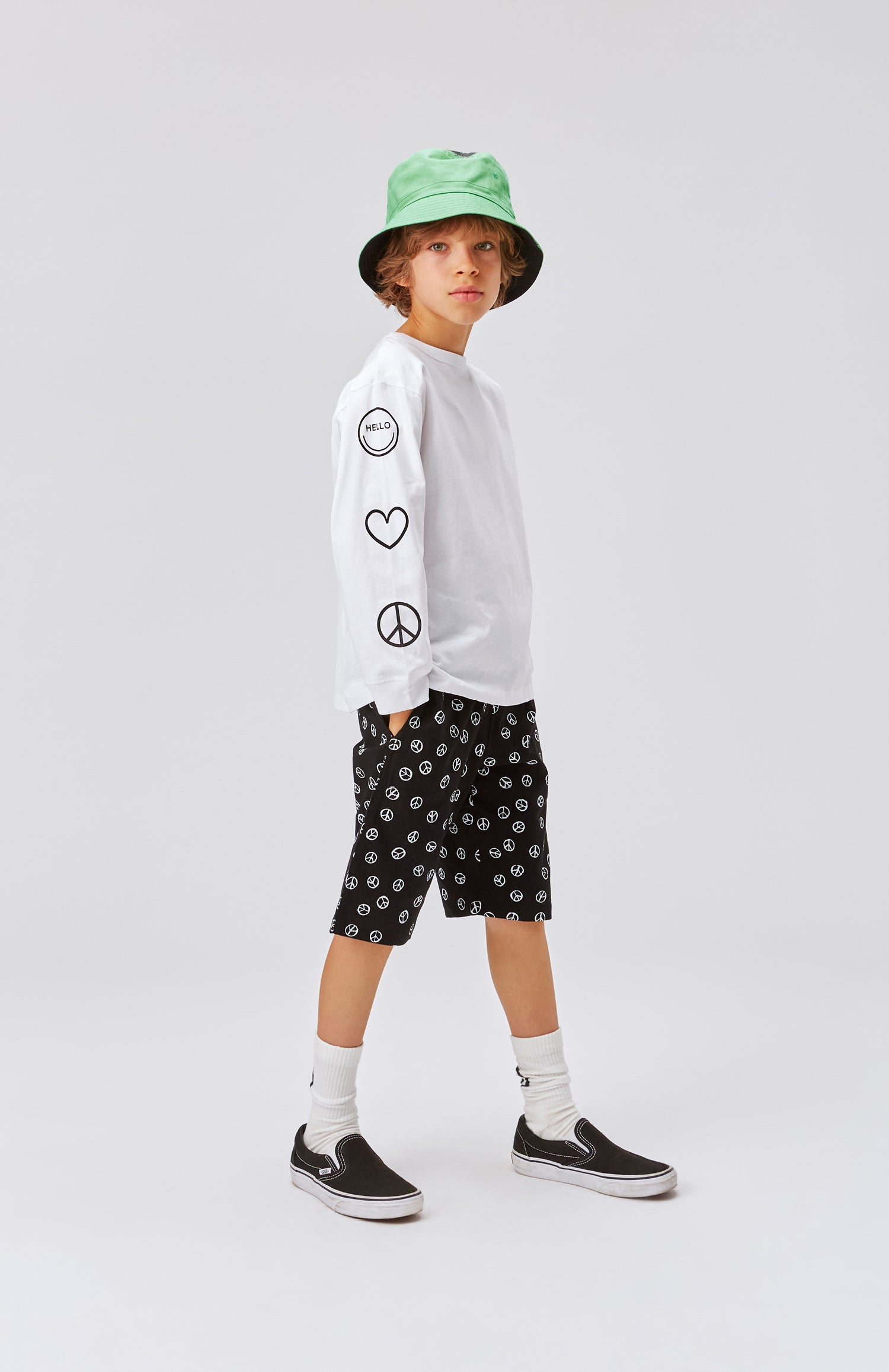 Molo Arrow Woven Pants - Peace All Over