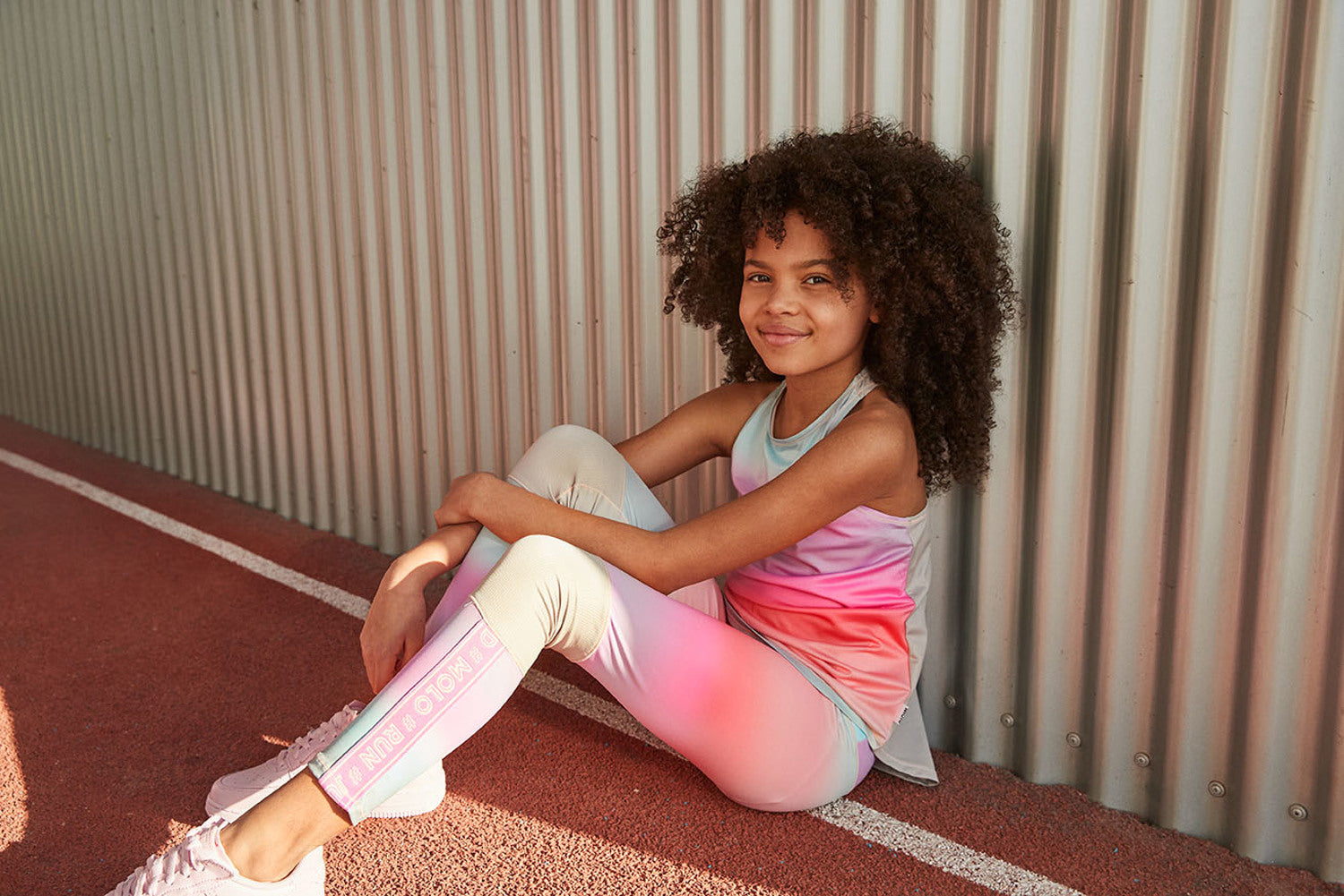 Molo Olympia Leggings - Misty Stripe