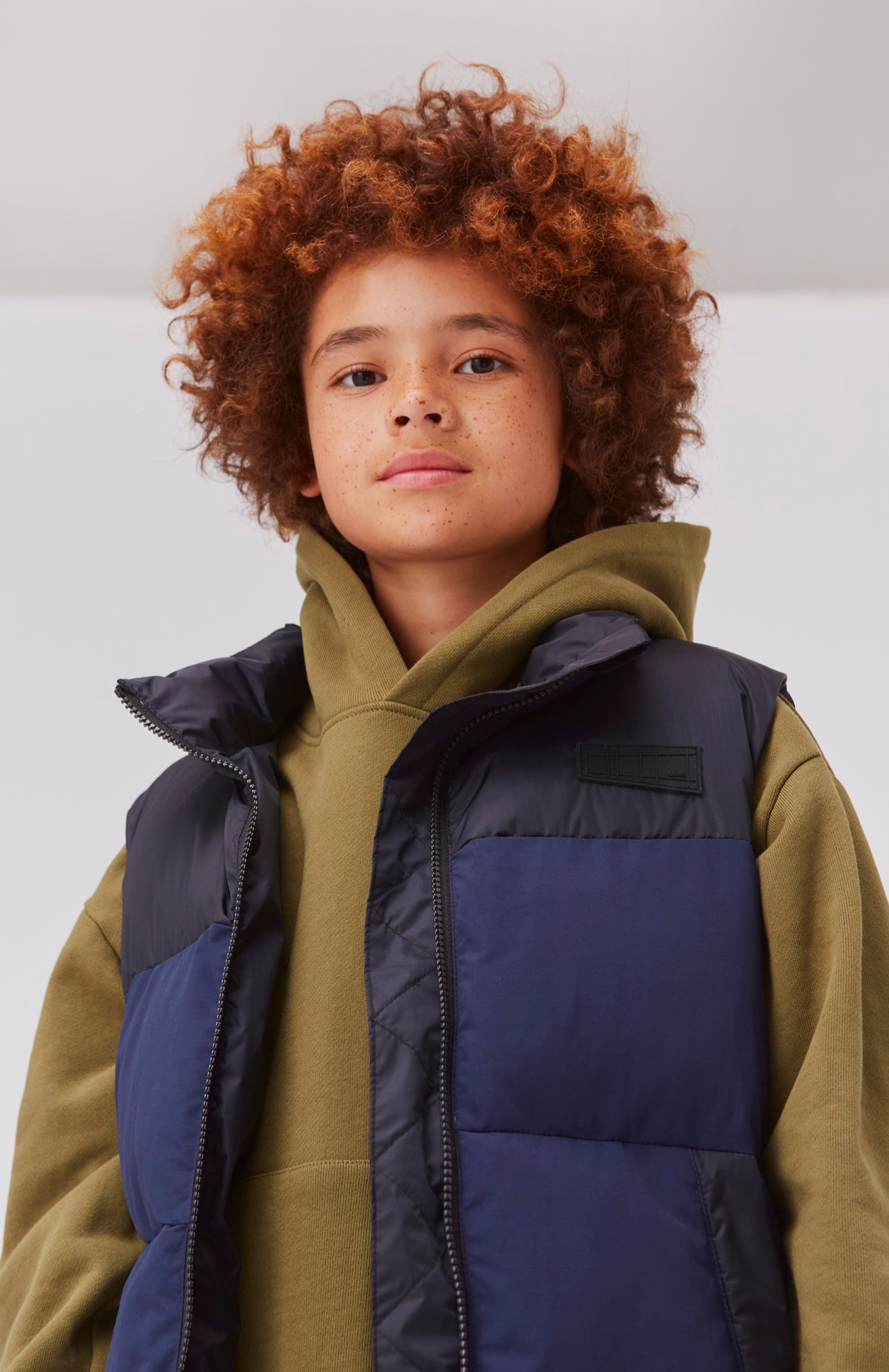 Molo Heike Puffer Vest - Galaxy Block