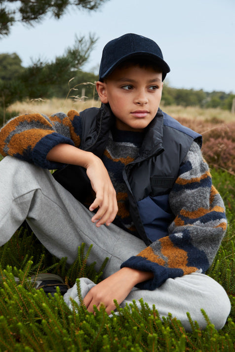 Molo Heike Puffer Vest - Galaxy Block