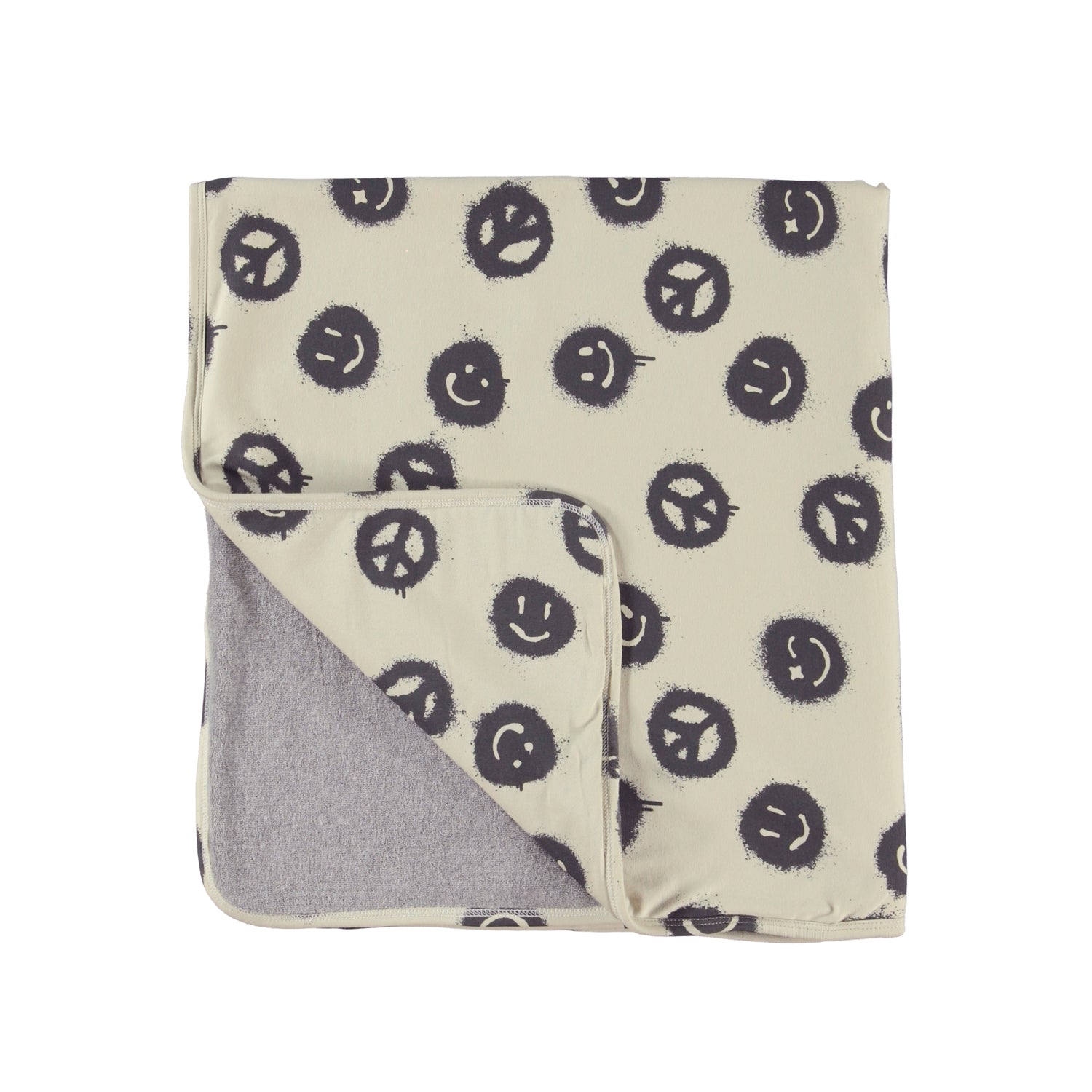 Molo Now Bath Towel - Peace Smile