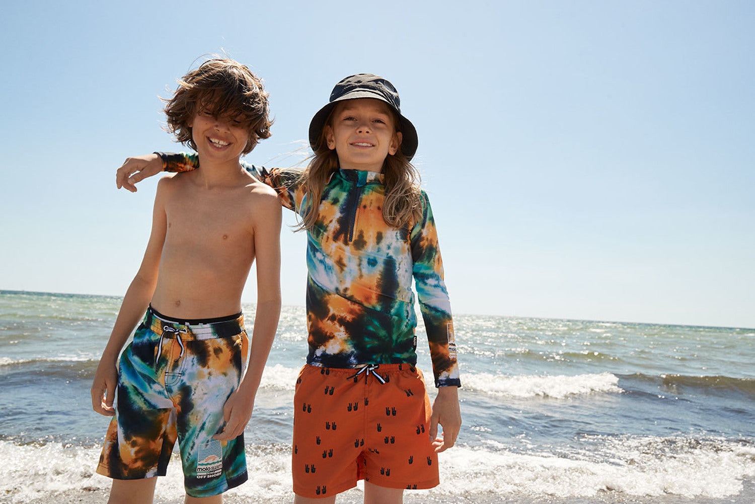 Molo Neal Boardies - Tie-Dye Swim