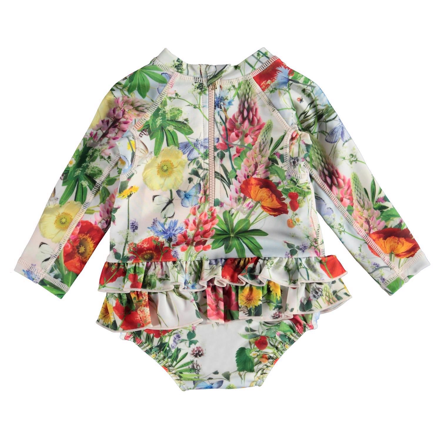 Molo Narice Baby Swimsuit - Meadow