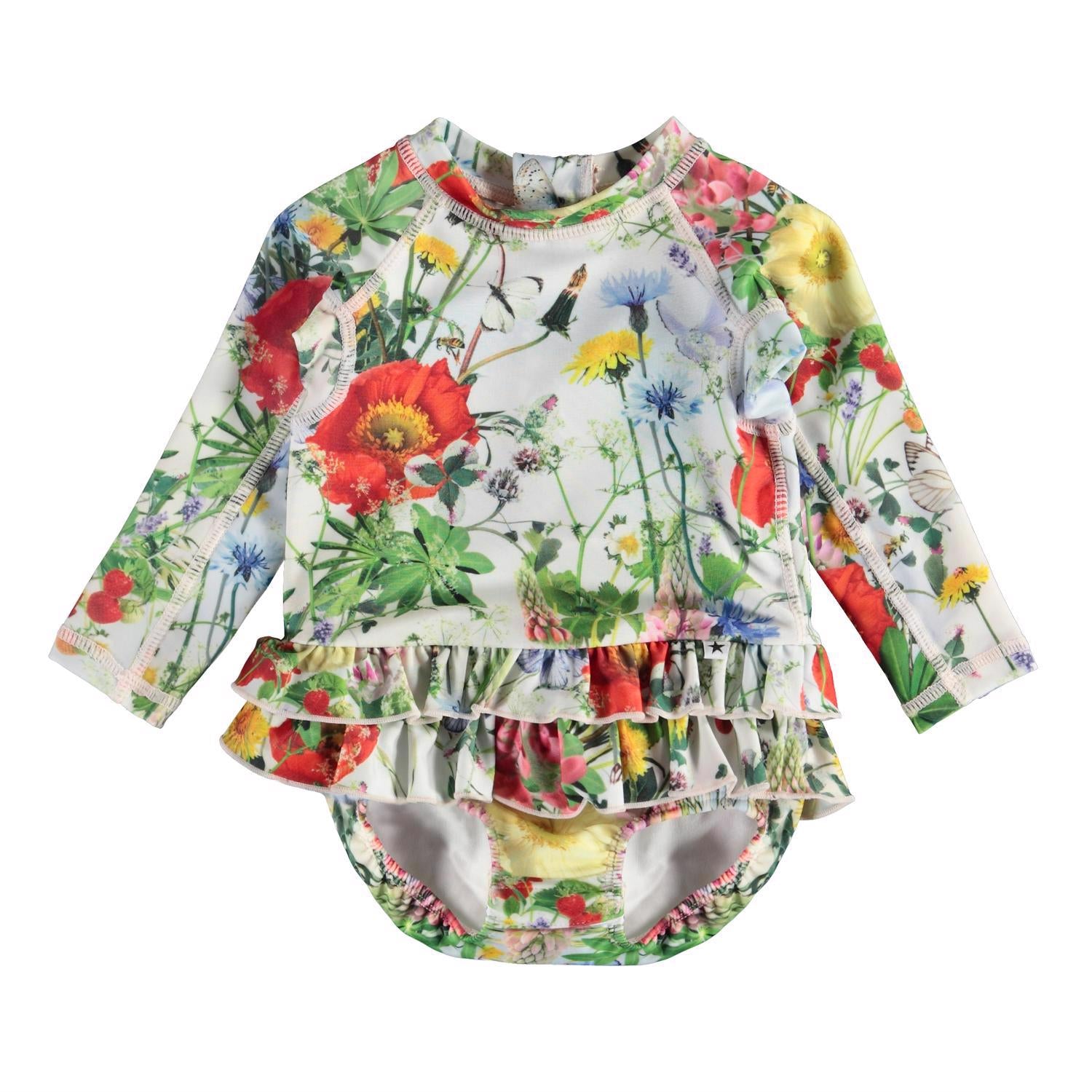 Molo Narice Baby Swimsuit - Meadow