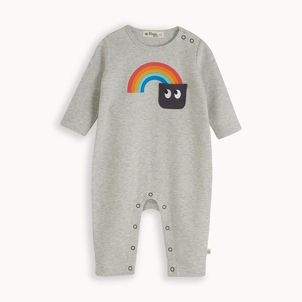 Bonnie Mob Abstract Applique Playsuit - Rainbow
