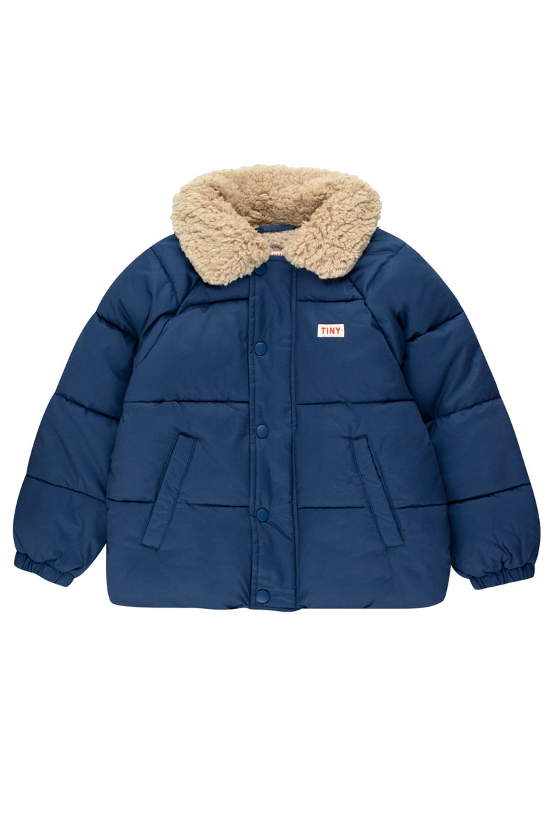 Vans fawner puffer jacket blue Clearance