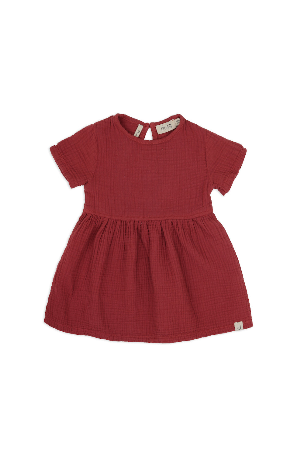 red muslin dress Red Muslin Jamdani Dress Deep Red Ethnic Wear Label Saya