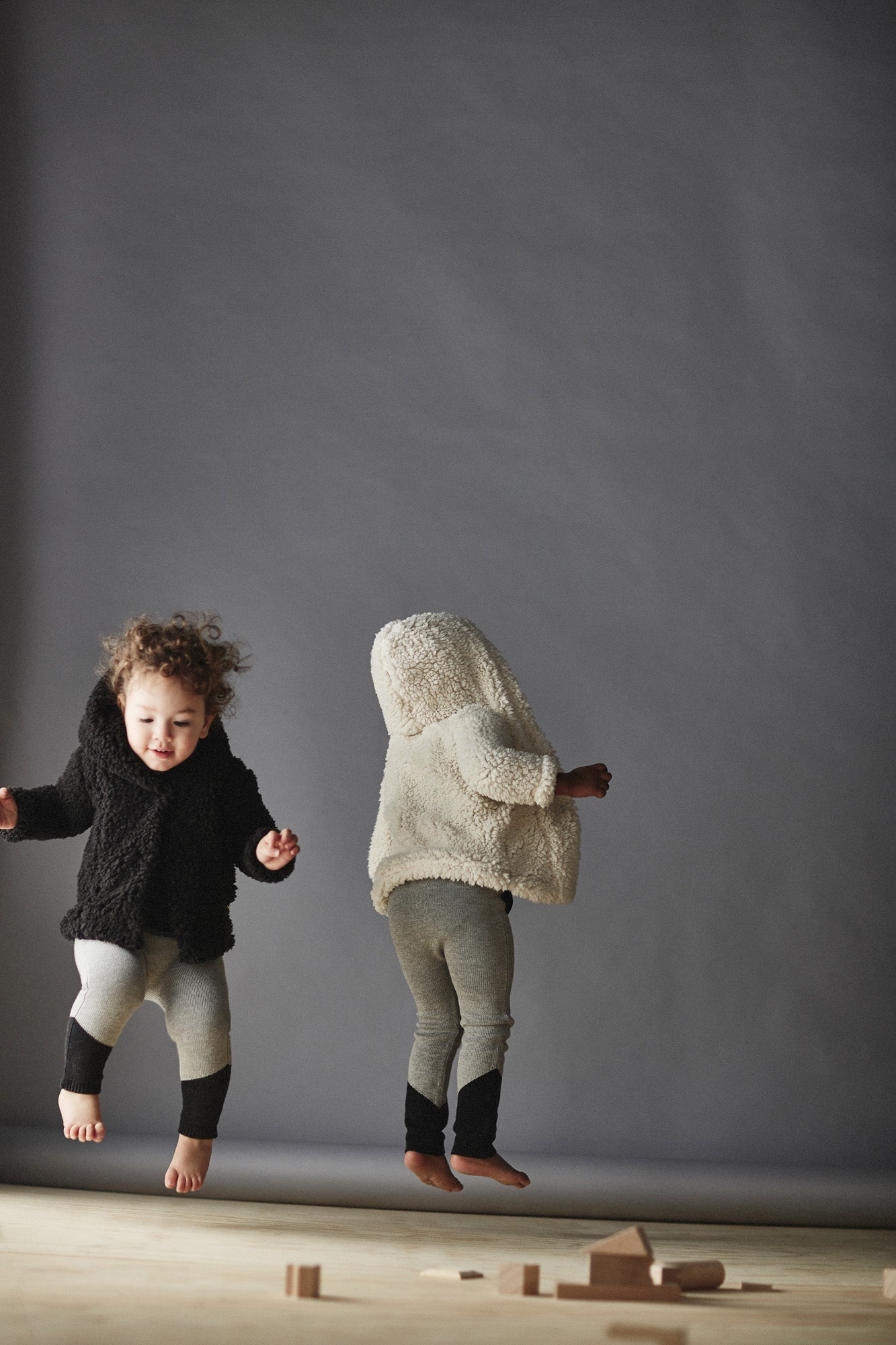 Bacabuche Colorblock Legging - Grey/Black