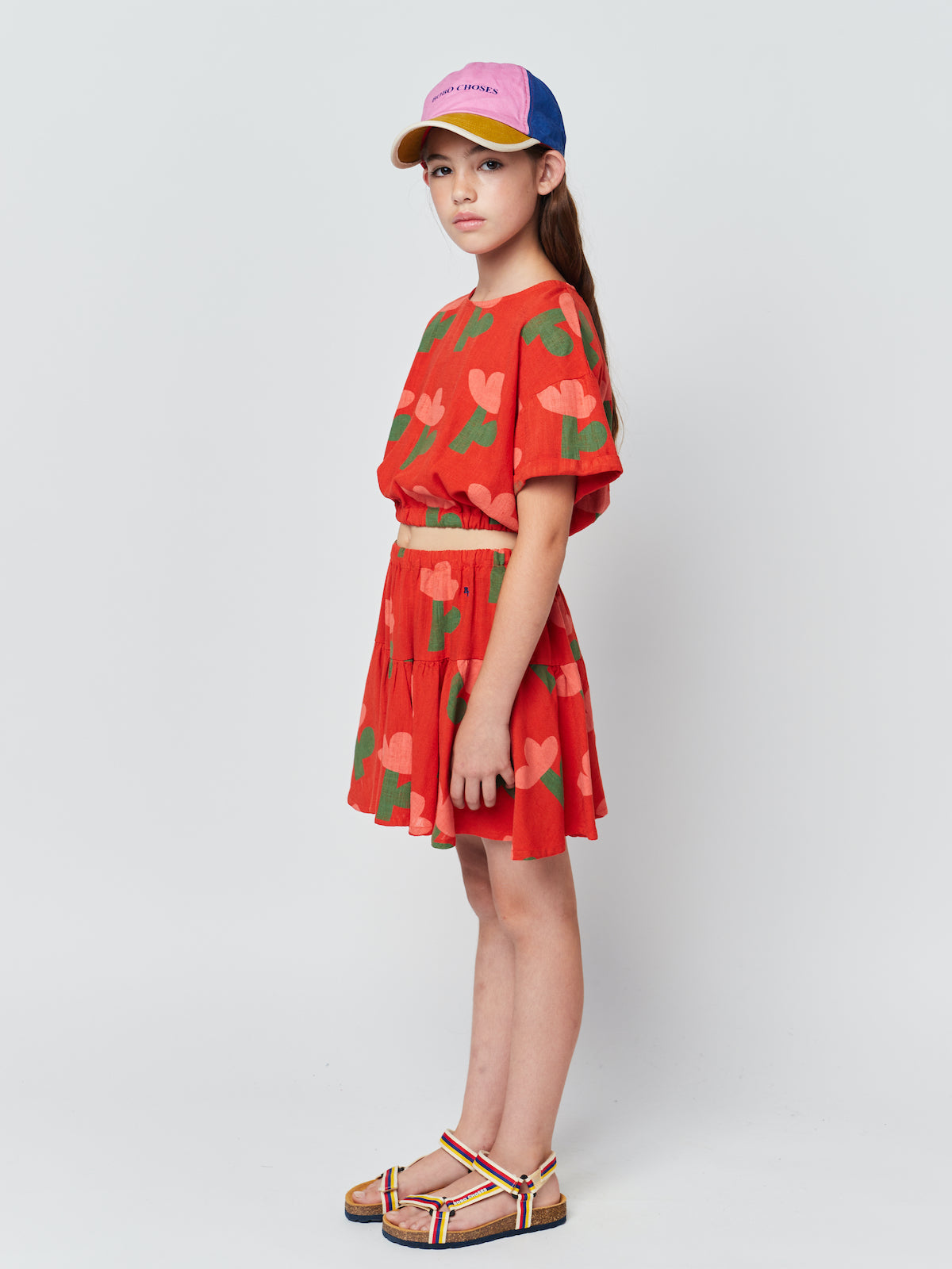Bobo Choses Sea Flower All Over Woven Skirt