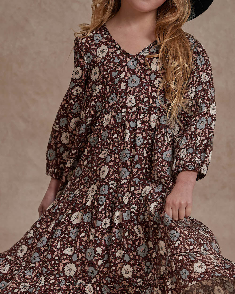 Rylee + Cru Gillian Dress - Holiday Bloom