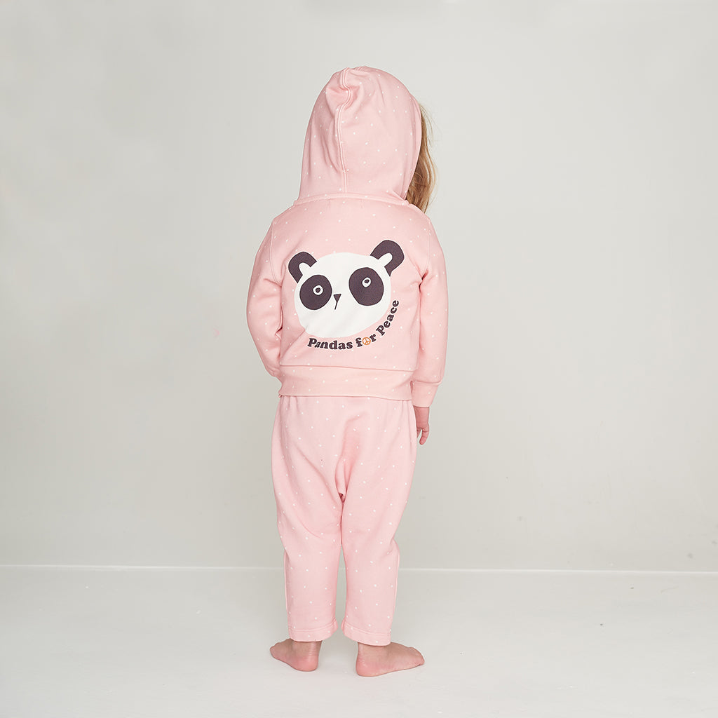 Bonnie Mob Donny Pandas For Peace Hoodie - Pink