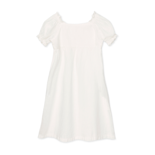 Linen Dress Ivory / 10 Years - Cozmo Linen Dress Ivory / 10 Years - Cozmo