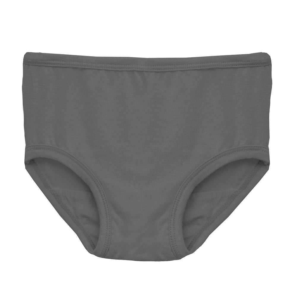 Kickee Pants Girl's Underwear - Pewter
