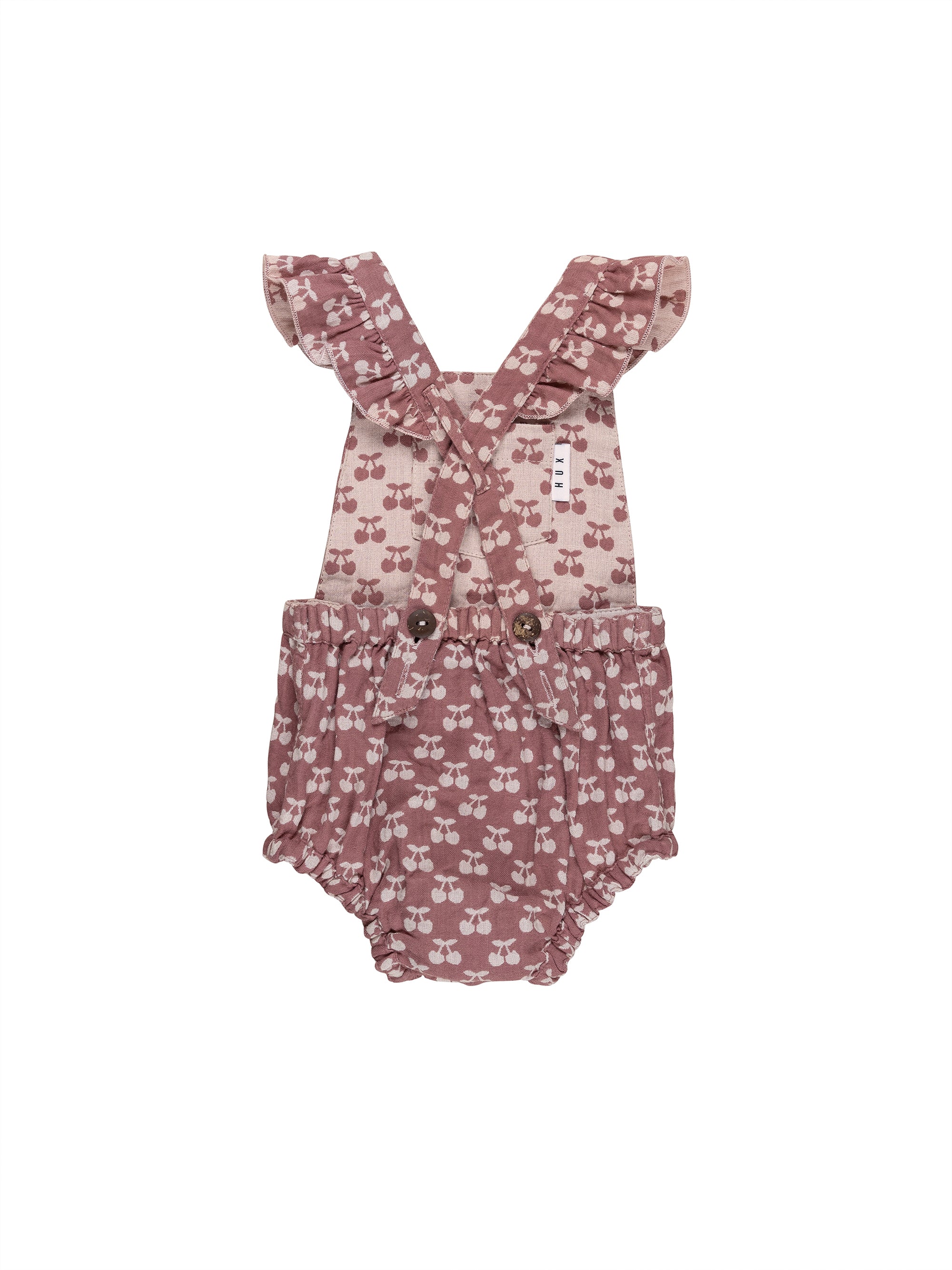 Huxbaby Reversible Playsuit - Very Cherry