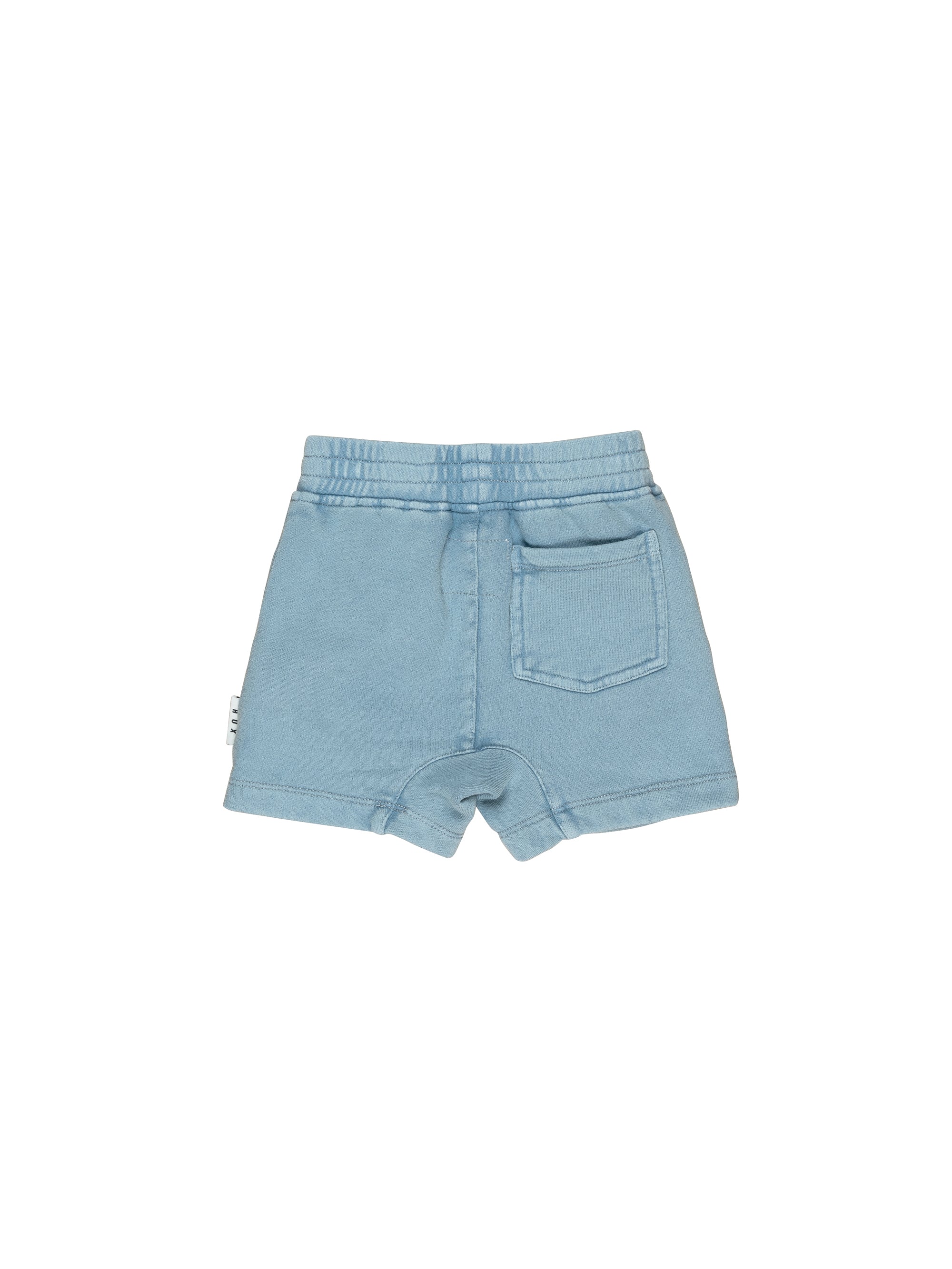 Huxbaby Vintage Terry Slouch Short - Vintage Dusty Blue