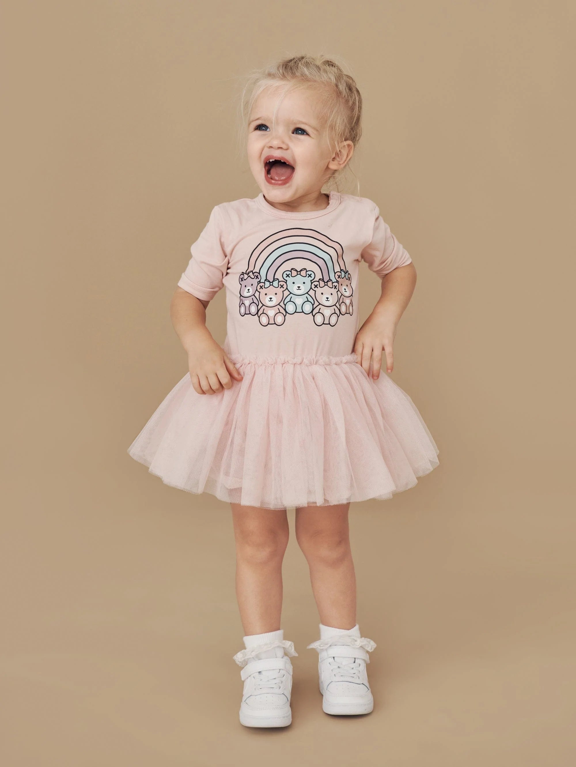 Huxbaby Ballet Onesie - Rainbow Bears