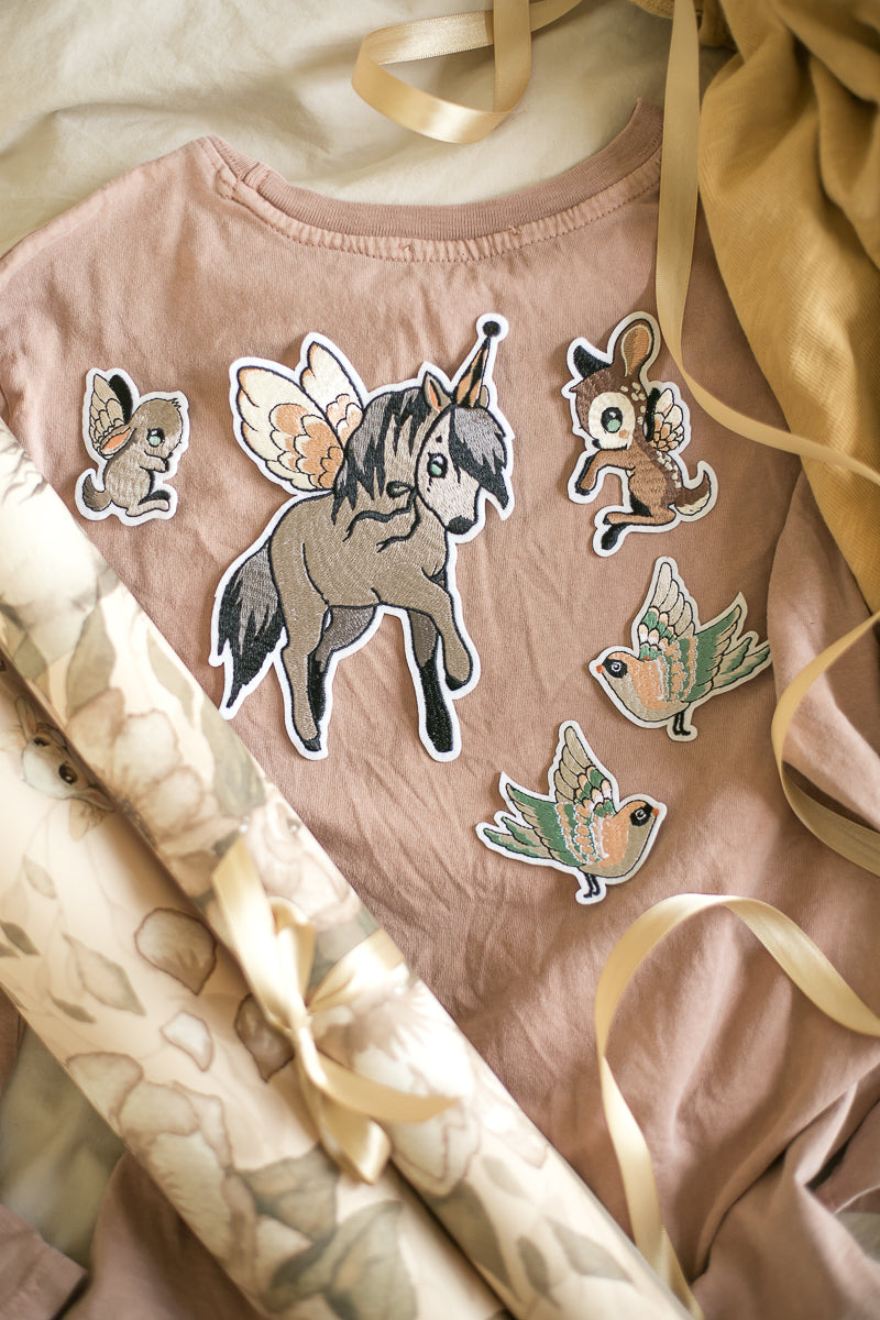 Mrs. Mighetto 5-Pack Patches - Flying Friends