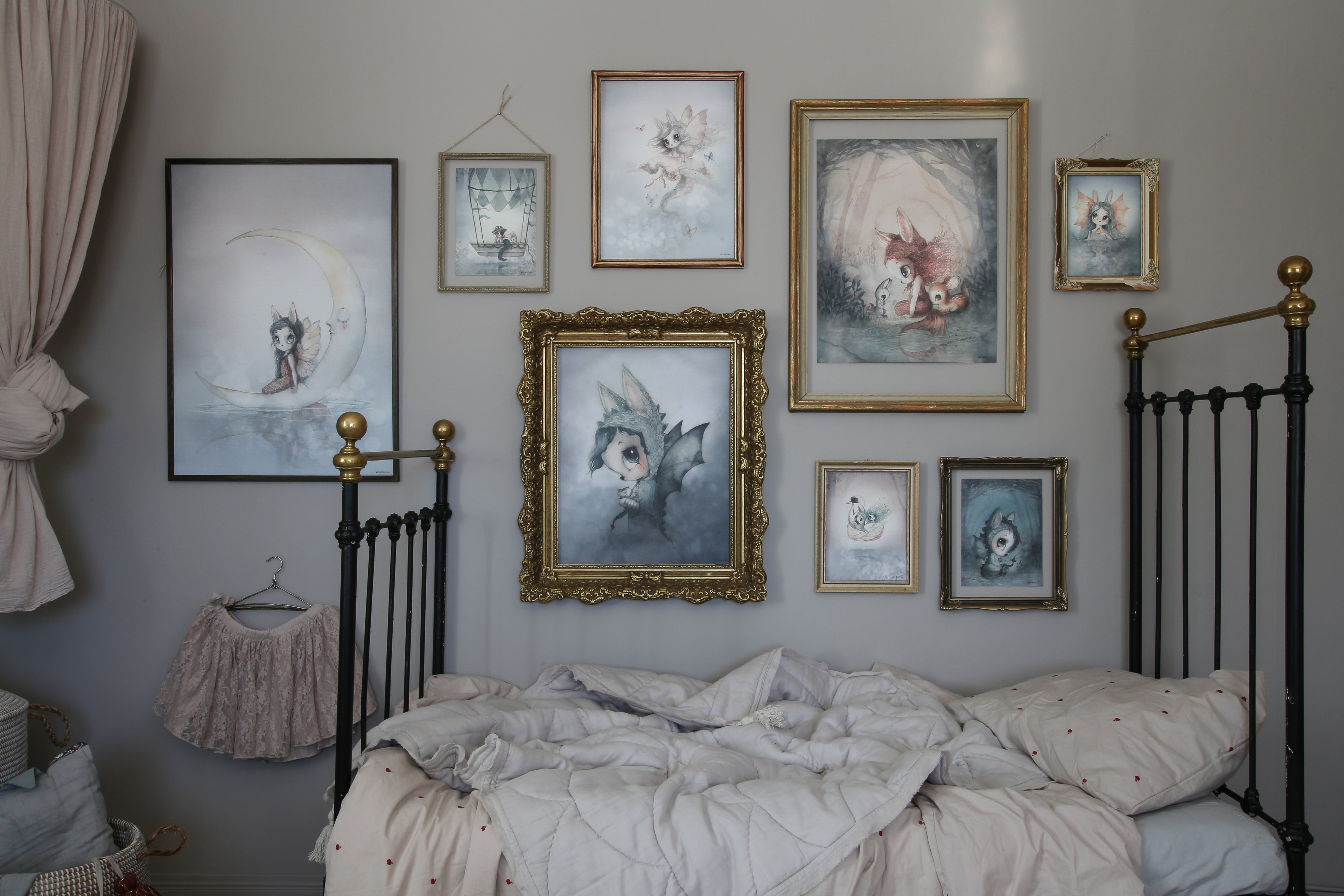 Mrs. Mighetto Mr. Tom & Flying Boat Prints - 18x24 cm