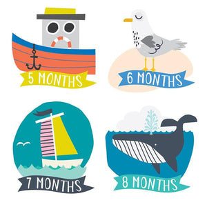 Lucy Darling Little Captain Monthly Stickers