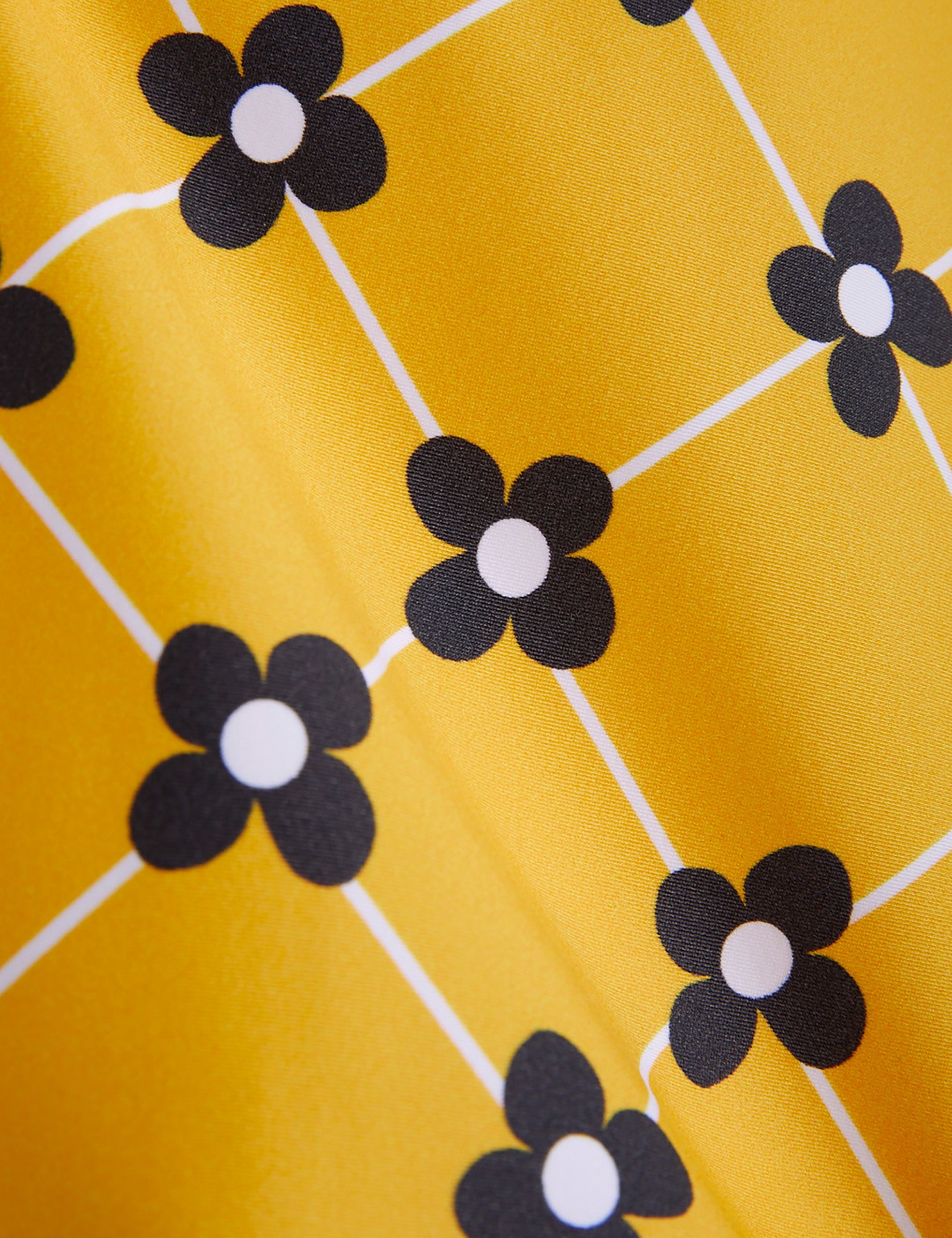 Mini Rodini Flower Check UV Swim Top
