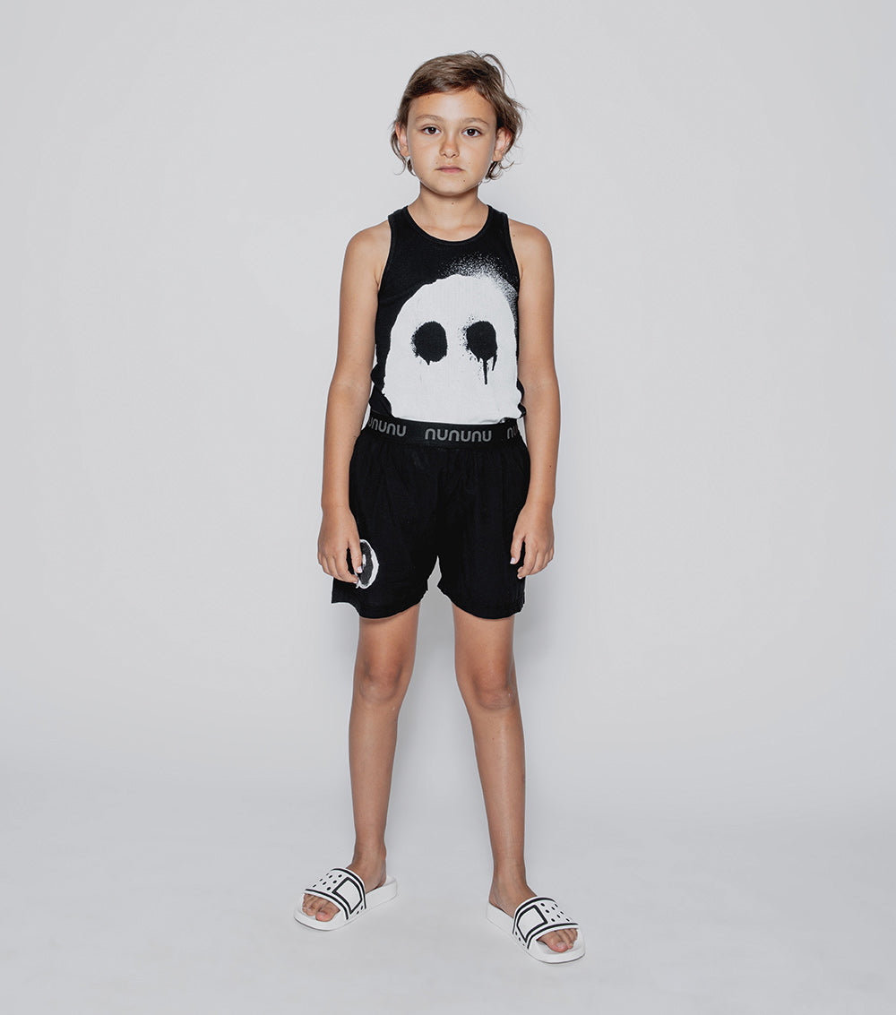 Nununu Feather Beach Shorts - Black