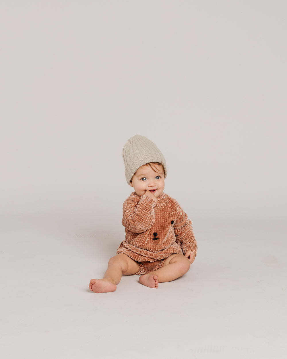 Rylee + Cru Chenille Bloomer - Dusty Rose