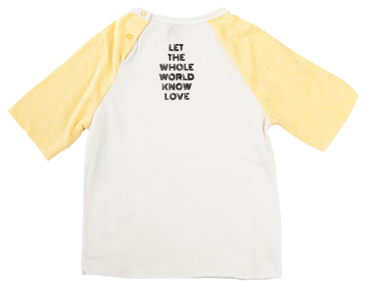 Tocoto Vintage Oversized Raglan T-Shirt- Yellow