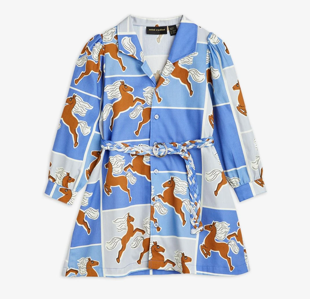 mini rodini horse dress Mini Rodini Horses Woven Dress