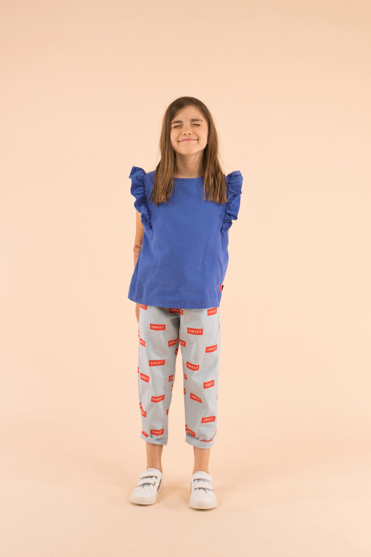 Tiny Cottons Happy Face Ruffles Blouse