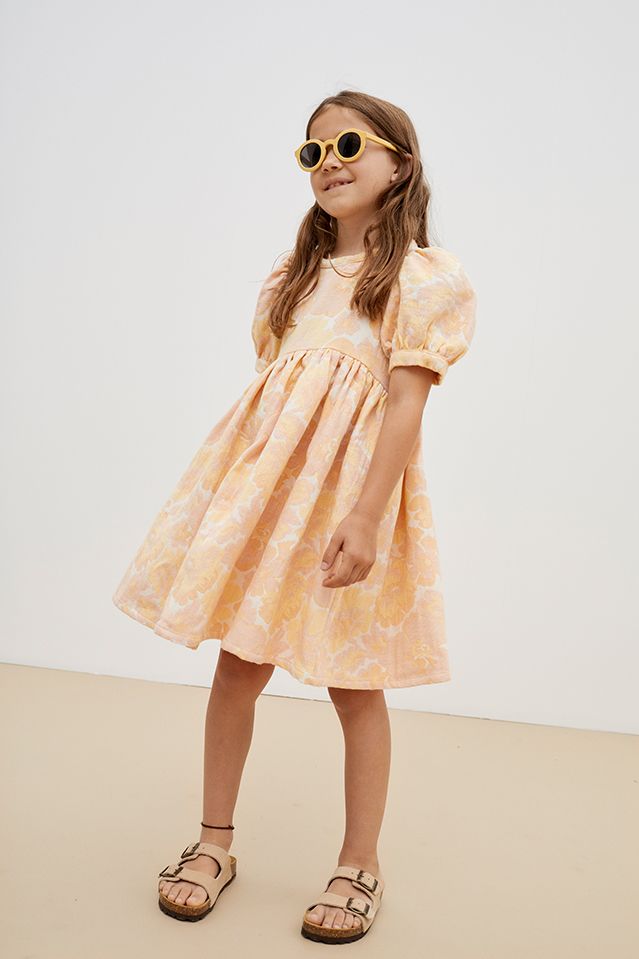 The New Society Vittoria Girls Dress - Vittoria Jacquard