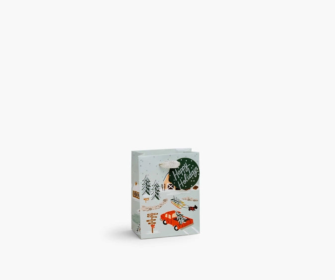 Rifle Paper Co. Holiday Village Small Gift Bag